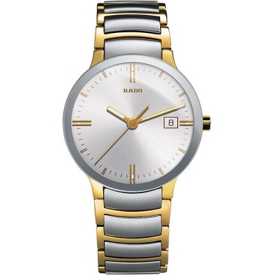 RADO CENTRIX SILVER DIAL TWO TONED STAINLESS STEEL MEN'S WATCH RADO CENTRIX SILVER DIAL TWO TONED STAINLESS STEEL MEN'S WATCH