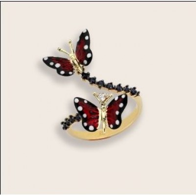 Monarch Butterfly пръстен Monarch Butterfly пръстен